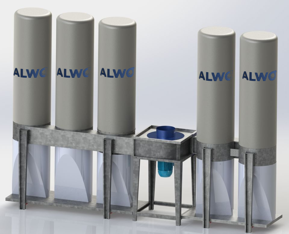 Exhaustor local cu cinci saci ALWO 5
